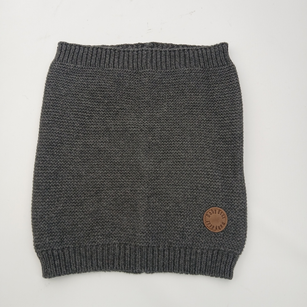 Gray Knit Head Band Beanie For Women